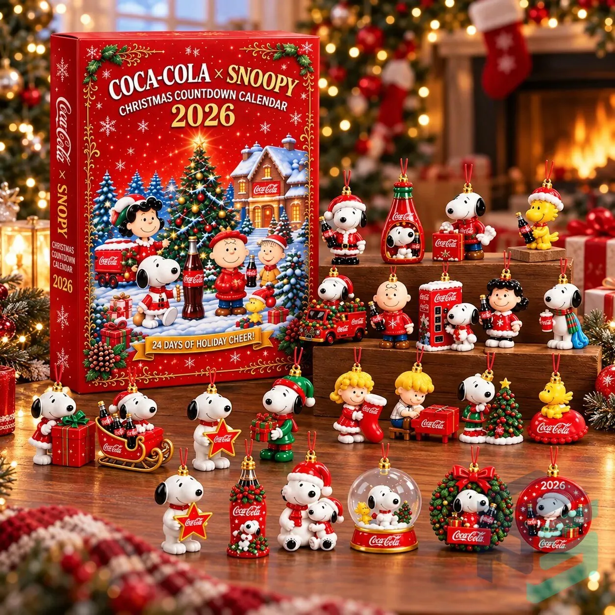 Coca-Cola Snoopy Christmas Advent Calendar 2026 9 Coca-Cola Snoopy Christmas Advent Calendar 2026 apparel product view