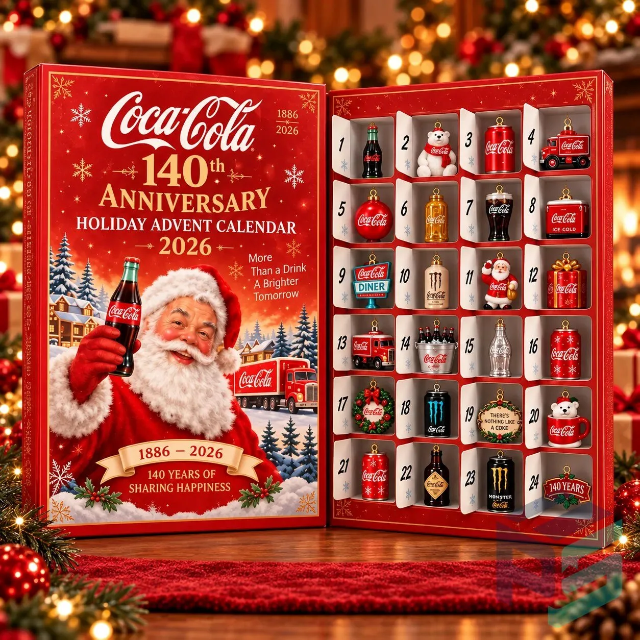 Coca-Cola 140th Anniversary Advent Calendar 2026