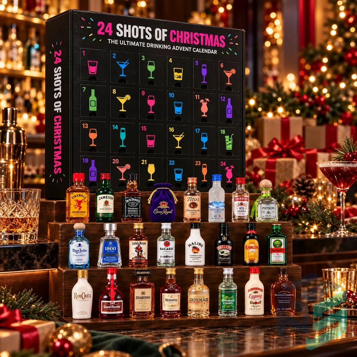 2026 24 Shots of Christmas Drinking Advent Calendar