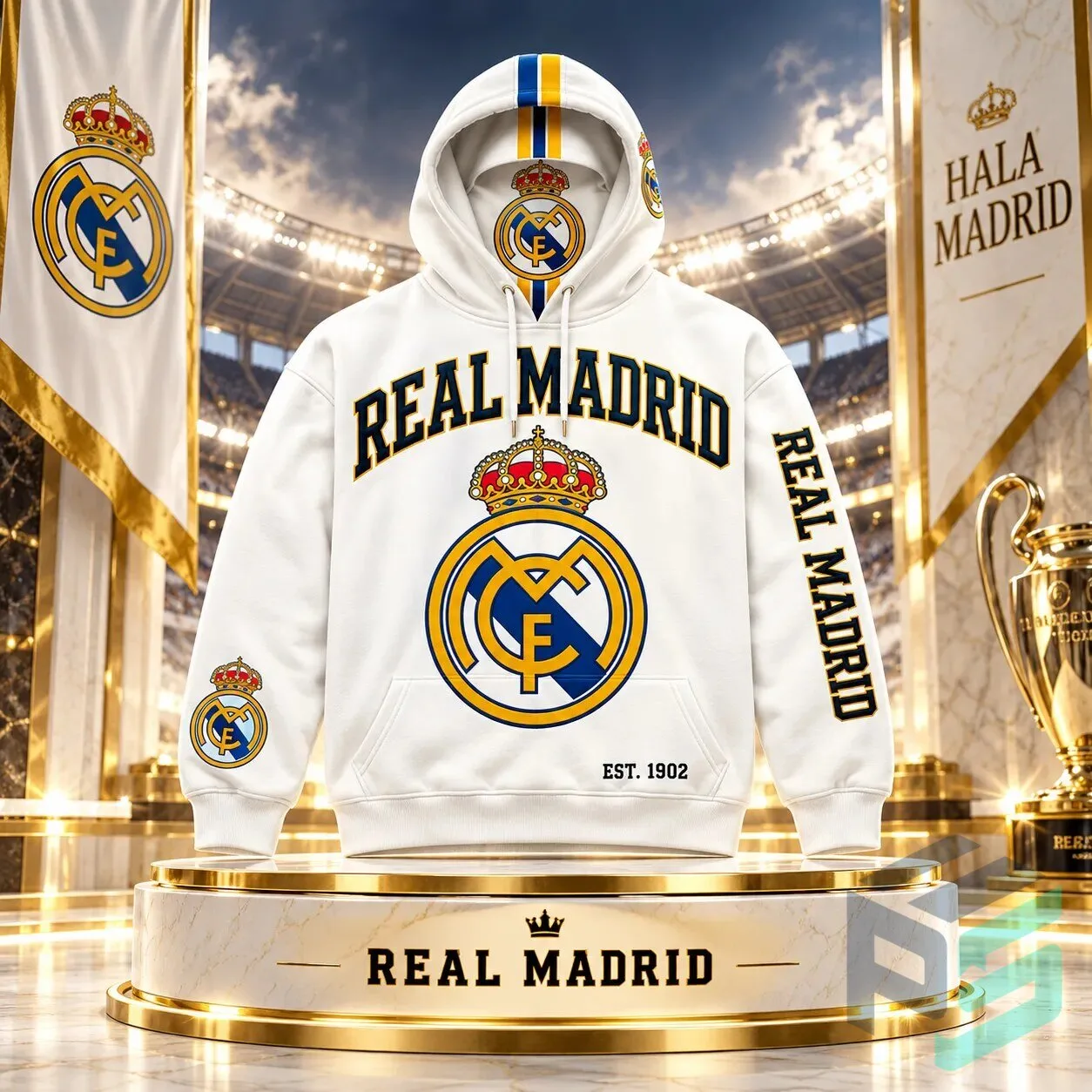 ClubHoods Vintage Zip Hoodies - Real Madrid, Manchester United, Barcelona, Bayern Munich Soccer Club 13 ClubHoods Vintage Zip Hoodies - Real Madrid, Manchester United, Barcelona, Bayern Munich Soccer Club product presentation